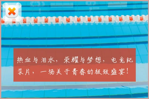 热血与泪水,荣耀与梦想,电竞纪录片,一场关于青春的极致盛宴!